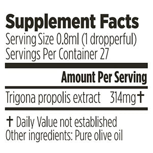 Trigona Propolis Extract (infused in olive oil) 20ml